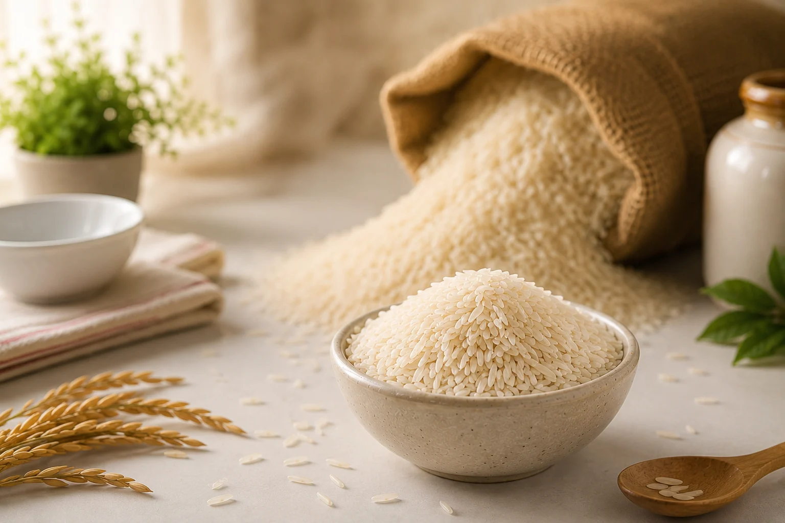 Rice, grains and pulses